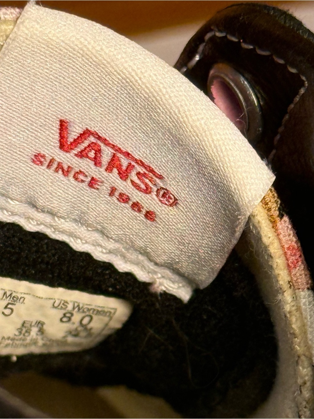 Vans sk8-hi Pink cherry blossom black Checkerboard custom High-Top Sneakers - Picture 5 of 8